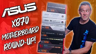 ASUS X870 amp X870E Motherboard Roundup amp VRM Analysis [upl. by Rotsen]