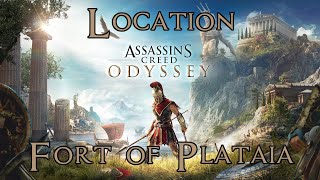 Assassins Creed Odyssey Fort of Plataia Boeotia Location 100 Completion [upl. by Eehtomit]