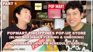 Part 1 Pop Mart Ph PopUp Store Hauls and Unboxing Almost Hidden Labubu Hirono Shelter etc [upl. by Aissak]