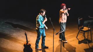 Comedy Recap Nick Offerman and Megan Mullally at the Riverside Theater [upl. by Ona]