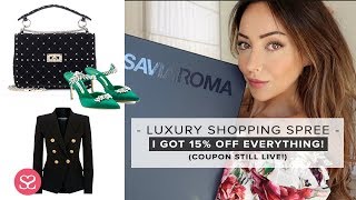 I WENT ON A LUXURY SHOPPING SPREE amp the discount is still working  LUXE HAUL  Sophie Shohet [upl. by Cenac]