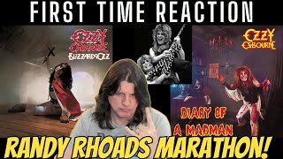 RANDY RHOADS OZZY OSBOURNE FIRST TIME REACTION Mr Crowley Revelation Tonight Diary of a Madman [upl. by Cressi]