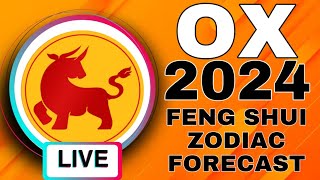 OX 2024 FENG SHUI ZODIAC FORECAST  LIVE [upl. by Acsehcnarf]