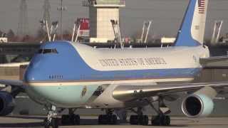 Air Force One 747 Landing [upl. by Aura368]