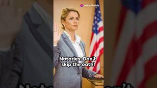 Notaries Don’t Skip the Oath Here’s Why It Matters NotaryTips notarizedbycristy [upl. by Clorinde]