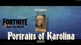 Fortnite  Save the World  Portraits of Karolina quotMythic Survivorquot [upl. by Valdis]