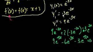 What is a differential equation [upl. by Ezri]