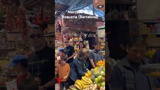 La Boqueria Market is a mustvisit in Barcelona laboqueria barcelona foodlover barcelonatravel [upl. by Chang]