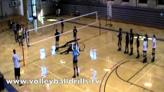 Ball Control Volleyball Drill Continuous Butterfly [upl. by Porty755]