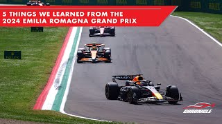 5 Things We Learned From The 2024 Emilia Romagna Grand Prix [upl. by Genny]