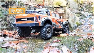 Gmade GS02 KOMODO Double Cab Valley Rock Crawling 지메이드 코모도 더블캡 [upl. by Nnayllas757]