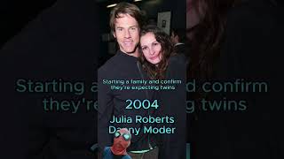 Julia Roberts and Danny Moder from coworkers to 21 years of marriage Celebrity youtubeshorts [upl. by Yrtsed]