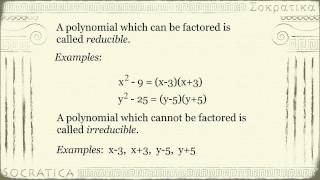 Algebra Factoring The Sum of Two Squares [upl. by Francisca885]