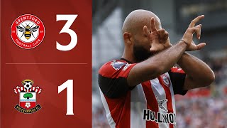 Mbeumo at the double  Wissa scores again  Brentford 31 Southampton  Premier League Highlights [upl. by Eserahs]