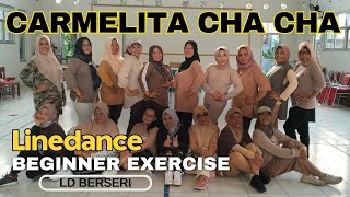 CARMELITA CHA CHA  Linedance Bisa Semudah Ini  Exercise  Belajar Linedance Dasar Pemula [upl. by Strang503]