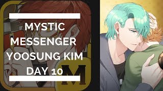 Mystic Messenger Yoosungs Route Day 10 [upl. by Acinorahs]