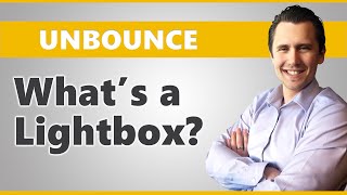 Unbounce How to Add a Lightbox [upl. by Emoryt266]