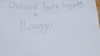 Chutorial Part2 speak Tagalog in ilonggo👏👏 [upl. by Oznecniv559]