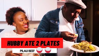 HOW TO MAKE BEEF PILAU  ORDINARY KITCHEN  MILLY CHEBBY [upl. by Hawthorn]