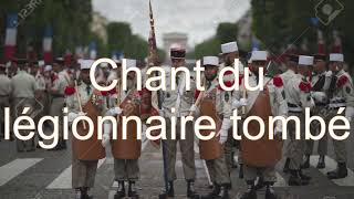 Chant du légionnaire tombé au combat [upl. by Eetnahs]