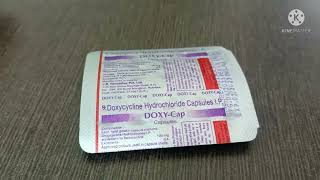 Doxycycline hydrochloride Capsule ip 100 mg uses in Hindi  doxycap capsule 100mg uses in hindi [upl. by Rellek141]