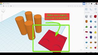 TinkerCAD  fixing the models by making multiple components [upl. by Nwavahs]