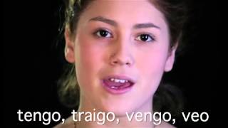 Irregular Spanish Verb songs Present Tense [upl. by Kelsey]