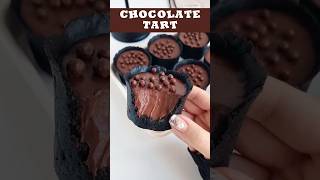 CHOCOLATE TART  CUP CAKE 🍥 [upl. by Suissac]