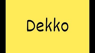 How to Download and Install Dekko Font Free Download trending shorts [upl. by Okihcas757]