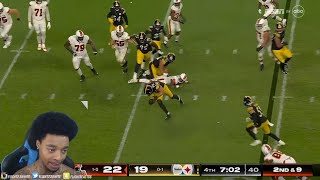 FlightReacts To Cleveland Browns vs Pittsburgh Steelers  2023 Week 2 Game Highlights [upl. by Ellah]