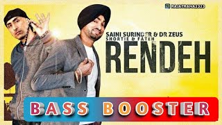 Rendeh Dila Rehned De  Saini Surinder BassBooster  Latest Punjabi Song [upl. by Anowahs]