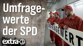 Umfragewerte der SPD – der tiefe Fall  extra 3  NDR [upl. by Assili]