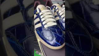 Adidas Wales Bonner Samba Navy Croc sneakerheads adidassamba [upl. by Foskett764]