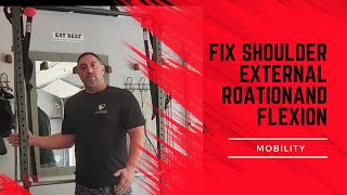 MOBILITY Fix Shoulder External Rotation and Flexion Anterior Glide [upl. by Dorina]