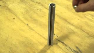 Spherical Magnet Through an Aluminum Tube Part 1 [upl. by Eniamirt330]