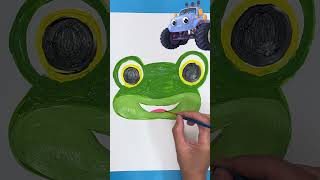 PAINT GECKO WITH ME  shorts geckosgarage painting kids drawing tutorial gecko howto [upl. by Aiam]