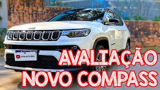 Avaliação Jeep Compass 2022 13 turbo  O NOVO COMPASS encara VW TAOS e Corolla Cross [upl. by Ydda]