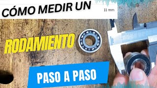 ¿Cómo medir un RODAMIENTO Identificación y Características [upl. by Trojan]