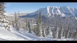 Castle Mountain Resort Huckleberry Ridge Ski Run [upl. by Higginson]