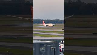 Air India Boeing 787 Landing  IAD Washington Dulles Plane Spotting [upl. by Ahsaret]