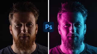 Come Creare un Effetto Doppia Luce in modo Facile e Veloce in Photoshop [upl. by Aube]