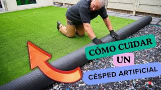 CÓMO CUIDAR EL CÉSPED ARTIFICIAL ✅ Limpieza y mantenimiento [upl. by Garceau100]