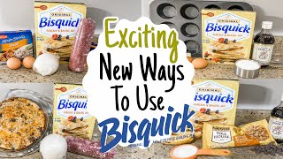 5 Tasty Recipes Using BISQUICK  Betty Crocker Baking Mix  Julia Pacheco [upl. by Ardiedak]