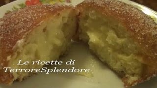 Bomboloni alla crema e ciambelle fritte [upl. by Lorou]