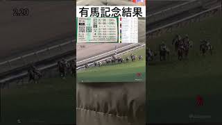 有馬記念結果！ドウデュース優勝 競馬 有馬記念 ドウデュース [upl. by Levey]