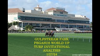 PEGASUS WORLD CUP TURF INVTLG1 ANALYSIS  12724 [upl. by Ahcorb]