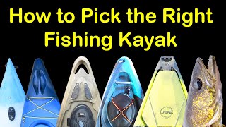 How to Pick a Fishing Kayak  Basics of Fishing Kayaks [upl. by Pilihp]