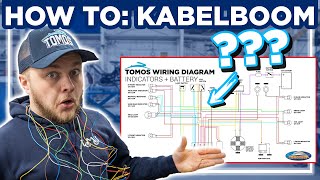 Hoe Maak Je Een Tomos Kabelboom amp Bedradingsschema Lezen [upl. by Setsero]