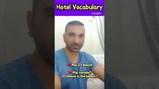 Hotel Vocabulary turkish turki турецкий [upl. by Hershell]