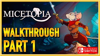 Micetopia  Walkthrough  Gameplay  Lets Play  Switch  Part 1 [upl. by Binnie526]